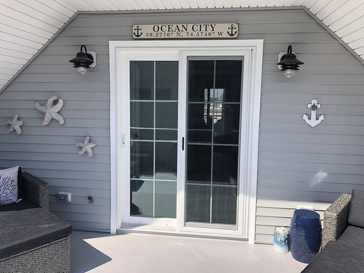 Vacation rental for 16 people, with yard in Ocean City (NJ)