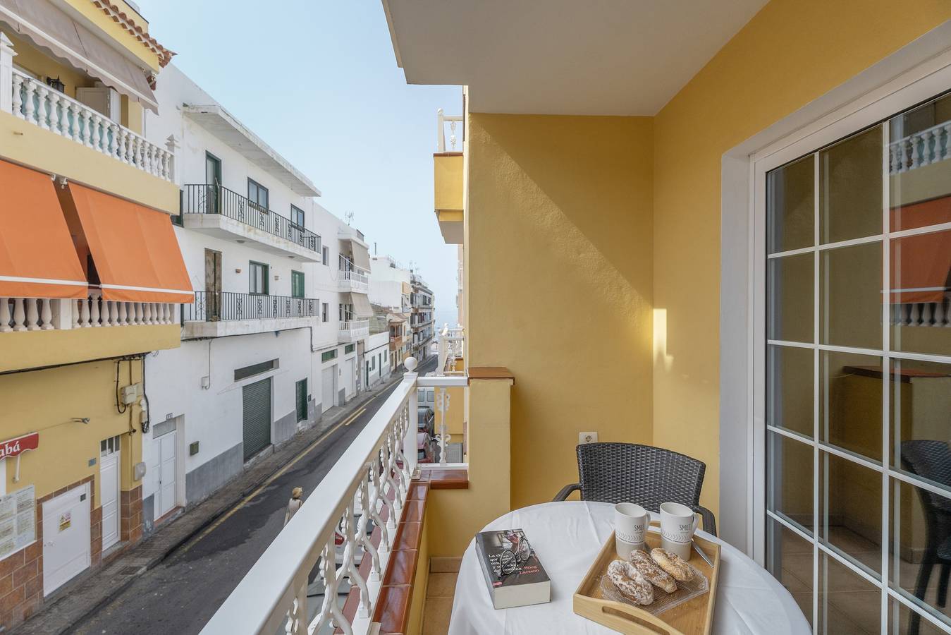 Ganze Wohnung, Ferienwohnung 'Casa Volcán Y Mar 1 Derecha' mit Balkon, Wlan und Klimaanlage in Playa San Juan, Guía de Isora