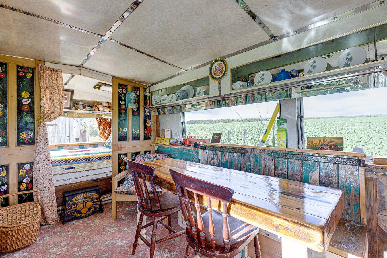 2 x Double Bed Glamping Wagon at Dalby Forest in North York Moors National Park