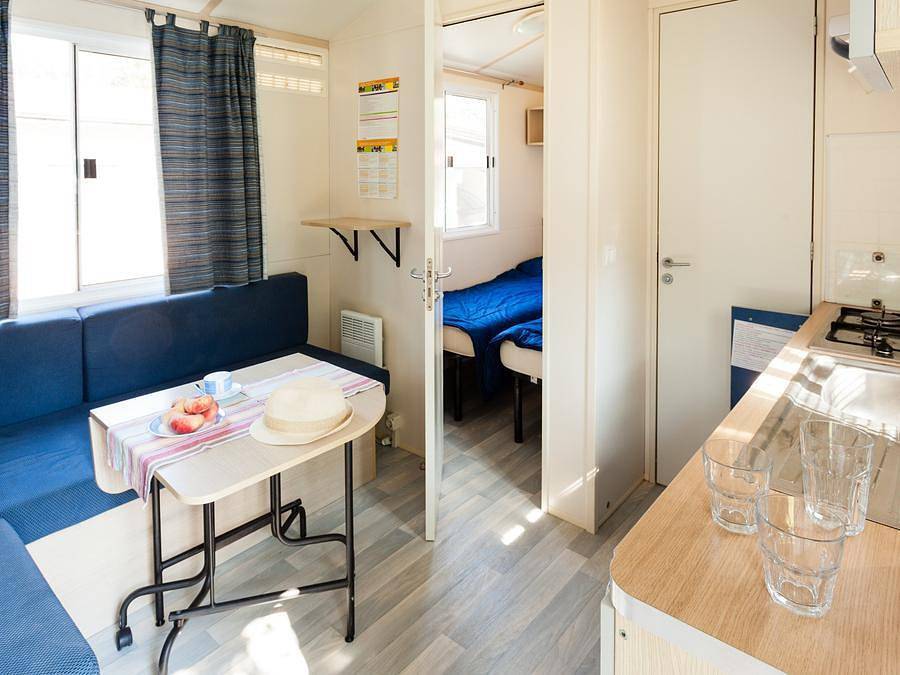 Camping La Baie des Anges - Mobilheim 6 personen - Classic | 2 Zi. | 4/6 Pers. | Einzelne Terrasse | Klimaanlage in La Ciotat, Marseille und Umgebung