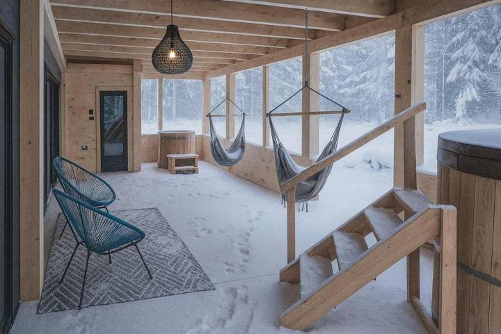 Gîte pour 4 personnes, avec jacuzzi et sauna dans Saint Donat De Montcalm - 4