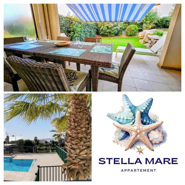 Gîte pour 5 personnes, avec piscine ainsi que vue et jardin dans Plage de San Peire