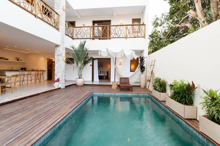 Location de vacances pour 4 personnes, avec piscine ainsi que vue et jardin, animaux acceptés dans Jericoacoara - 4
