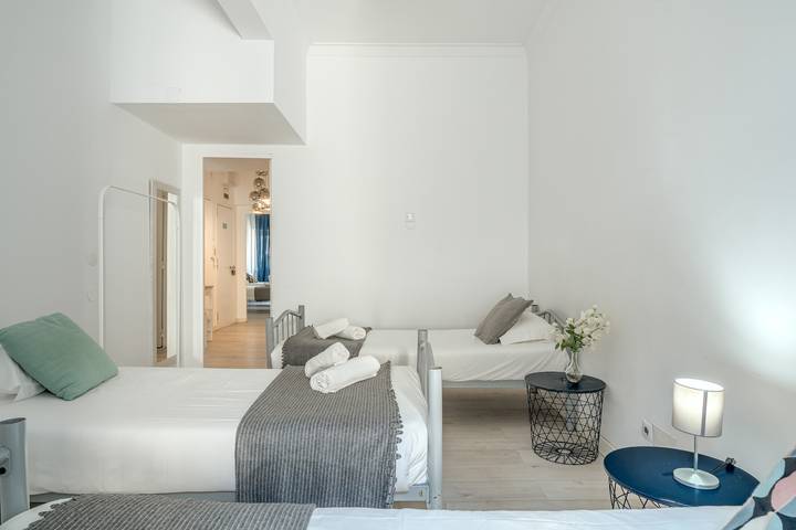 Apartamento vacacional entero, Apartamento de vacaciones para 3 personas con terraza in Lapa, Lisboa