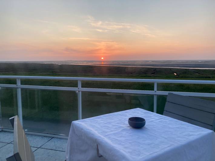 Ferienwohnung für 2 Personen, mit Balkon und Ausblick in Duhnen
