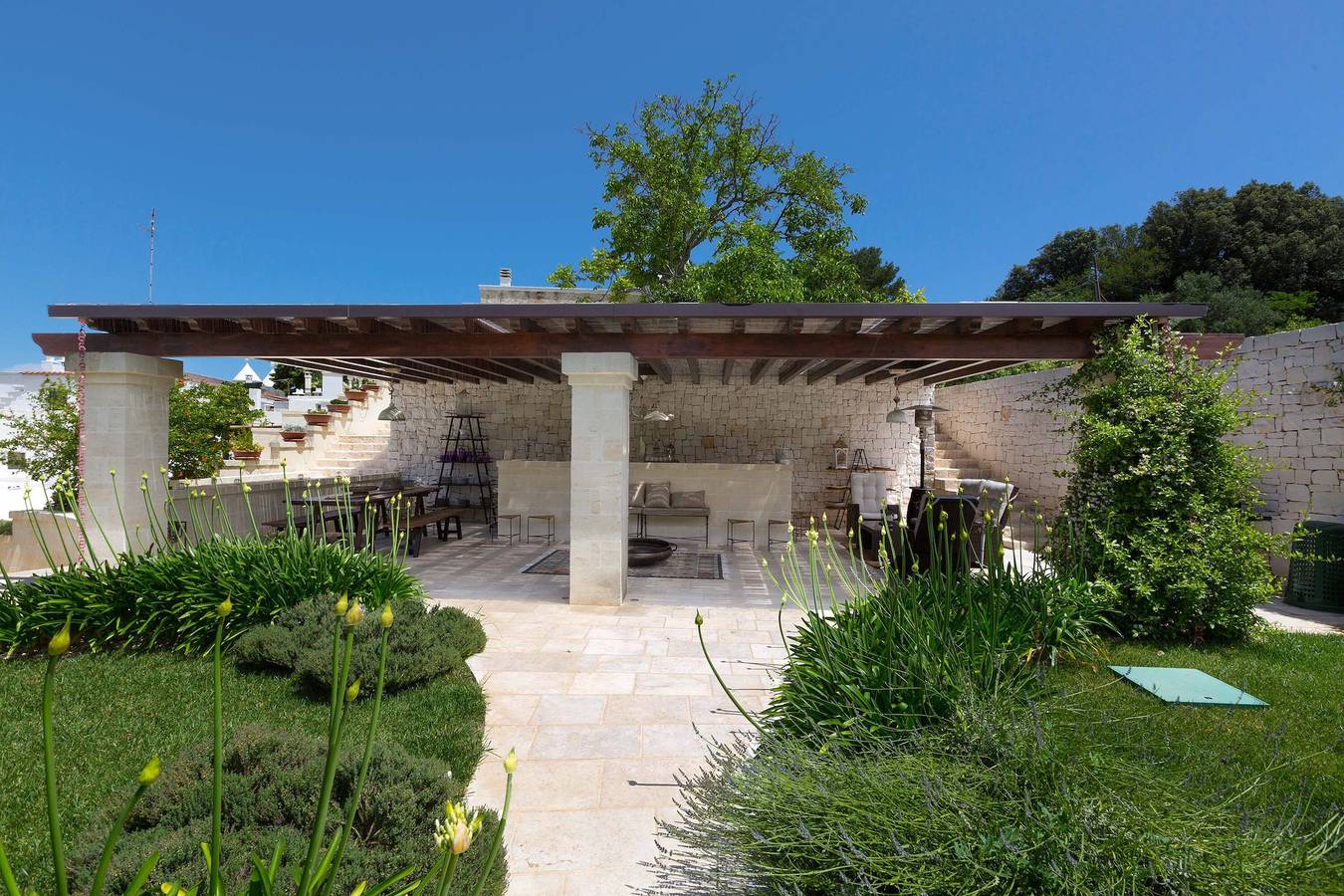 Villa für 12 Personen mit Ausblick in Laureto, Fasano