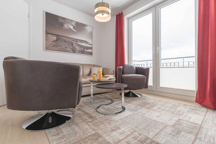 Ganze Wohnung, Villa Cara We 04 "Dorschjäger" mit Balkon und Meerblick in Börgerende in Börgerende, Börgerende-Rethwisch