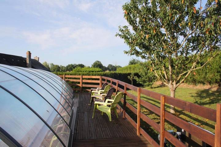 Location de vacances pour 3 personnes, avec piscine ainsi que jacuzzi et jardin, animaux acceptés à Huisnes-sur-Mer - 4