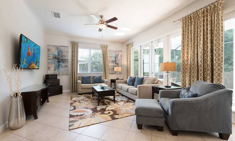 Beautiful Villa with first class amenities on Reunion Resort and Spa, Orlando Villa 4577 in Reunion Resort, Four Corners