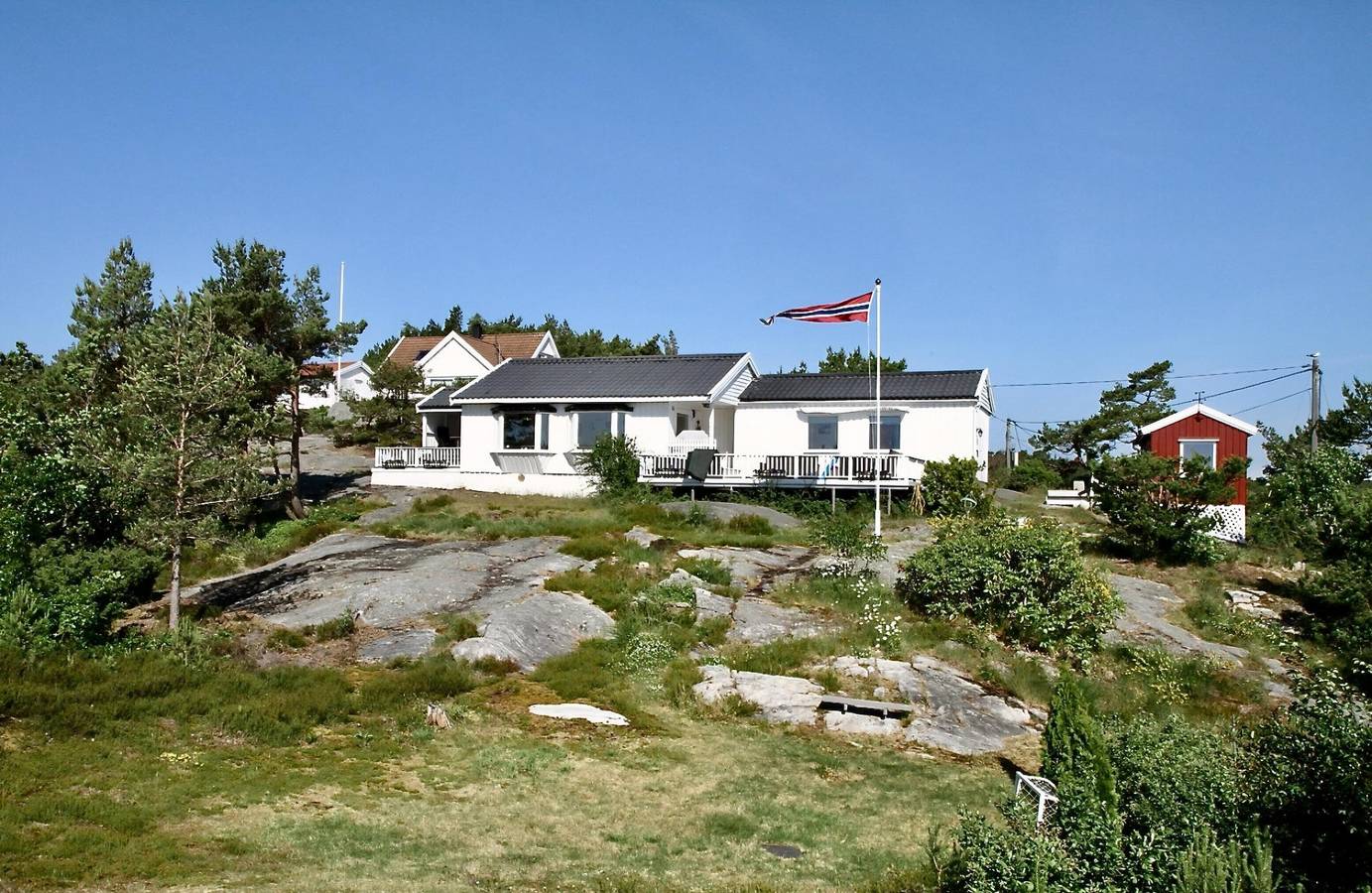 Hytte for 8 personer med sjøutsikt in Lillesand 
