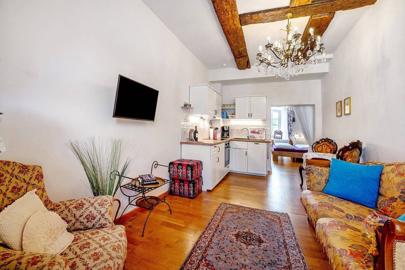 Hel lejlighed, Apartment 'Kristallzimmer - Studio' with Private Terrace, Shared Garden and Wi-Fi in Maring-Noviand, Bernkastel-Kues Området