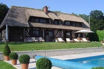 Location de vacances pour 10 personnes, avec jardin à Saint-Martin-aux-Chartrains