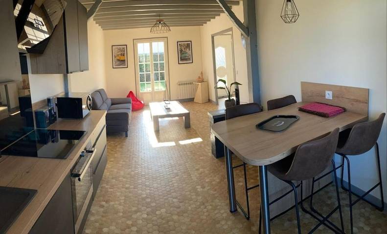 Location de vacances pour 4 personnes, avec jardin et vue, animaux acceptés à Bracquemont - 3