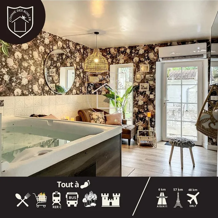 Villa für 2 Personen, mit Garten und Whirlpool sowie Sauna - 1