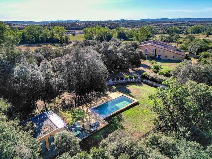 Casa rural para 14 personas, con Terraza además de Jardín y Piscina en Cruilles - 3