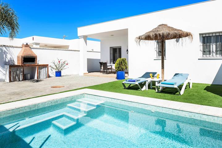 Ferienhaus für 4 Personen, mit Garten in Vejer de la Frontera