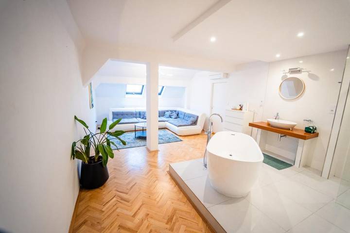 Appartement de vacances pour 2 personnes, avec jardin