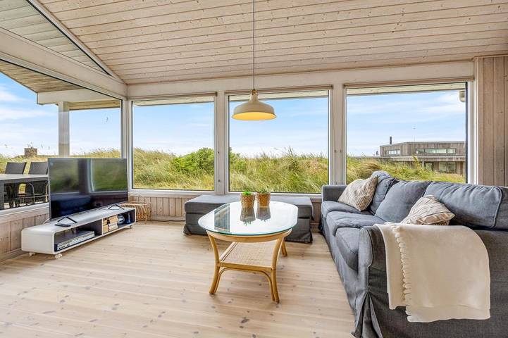 Ferienhaus für 6 Personen, mit Terrasse und Ausblick sowie Balkon/Terrasse und Sauna, mit Haustier in Søndervig - 4