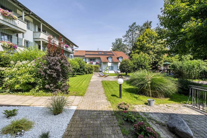 Appartement entier, Appartement 'Fewo Brünnstein - Chambre 50' avec vue sur la montagne, jardin commun et Wi-Fi in Oberaudorf, Alpes bavaroises