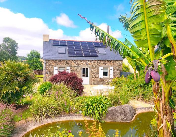 Location de vacances pour 4 personnes, avec Jacuzzi et Terrasse ainsi que Jardin et Vue à Le Faou
