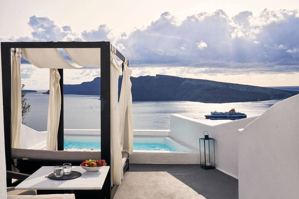 Apartamento entero, Alluring Oia Suite | Amara Suite | Pool Suite with Caldera View | Oia in Ormos Ammoudiou, Oia