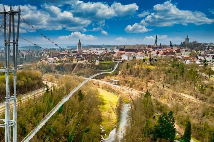 Ferienwohnung für 4 Personen, mit Terrasse und Garten in Rottweil