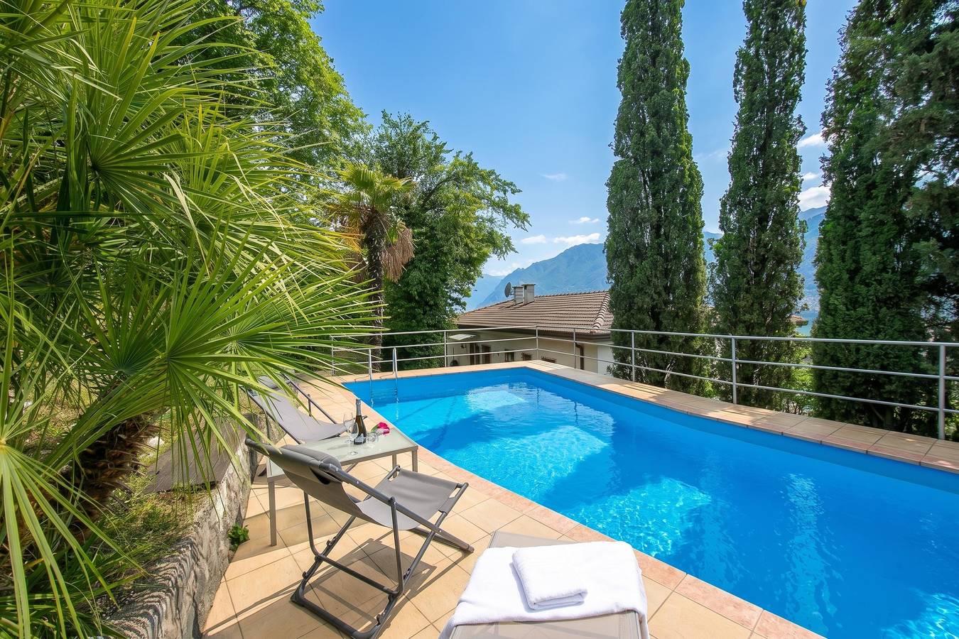 Villa Panorama with private pool in Nago-Torbole, Garda Mountains