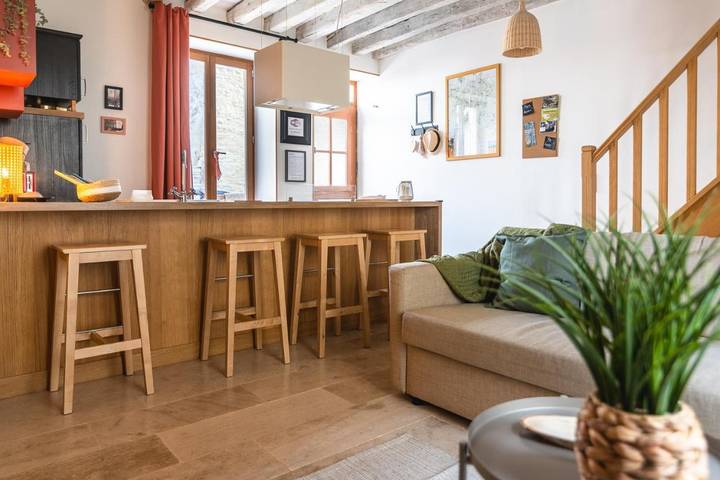 Gîte pour 4 personnes, avec Terrasse et Piscine à Villiers-sous-Grez