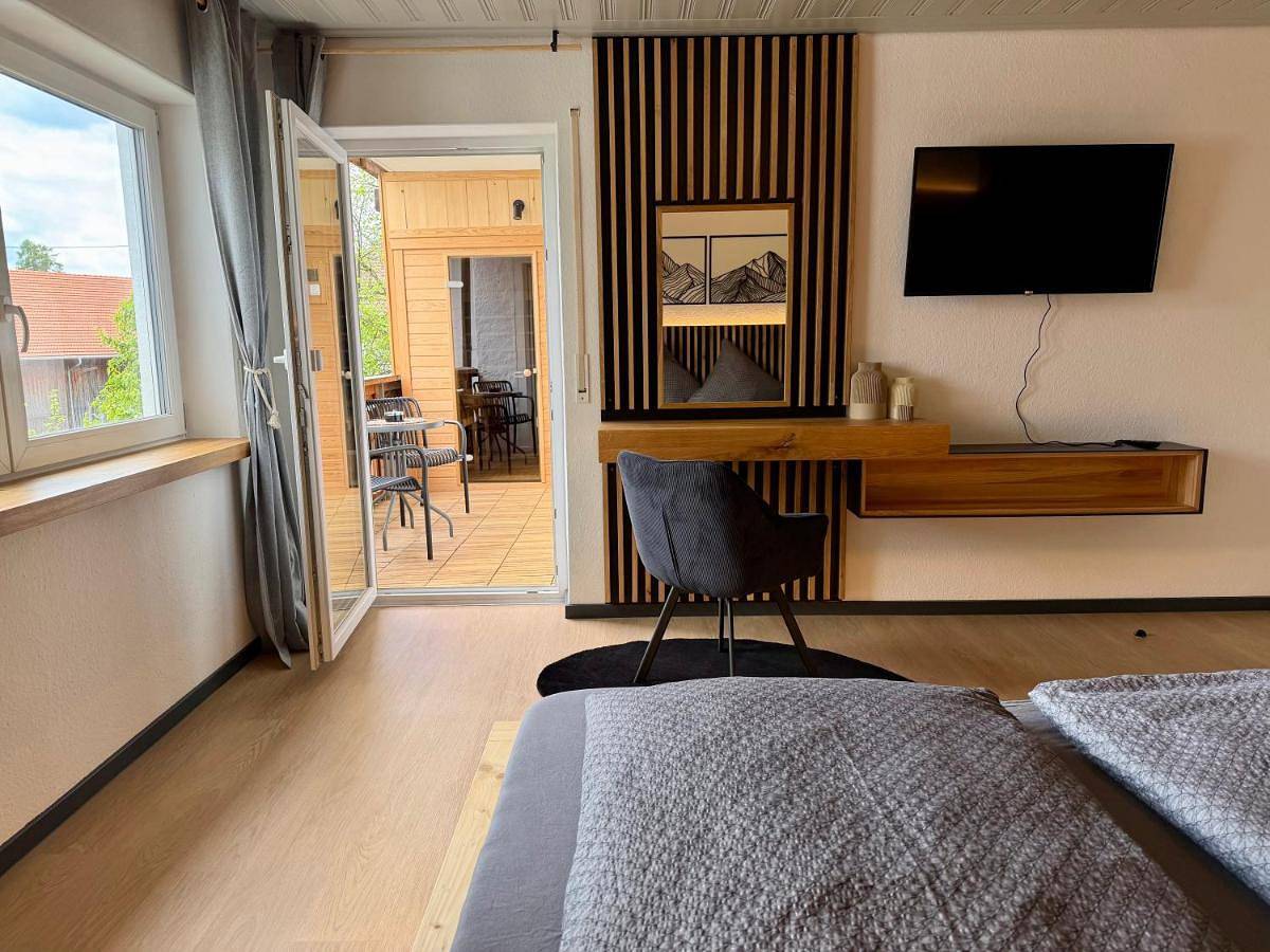 Ganze Wohnung, Ferienwohnung Griaß di Allgäu - Sauna - Balkon in Görisried, Bayerisch Schwaben