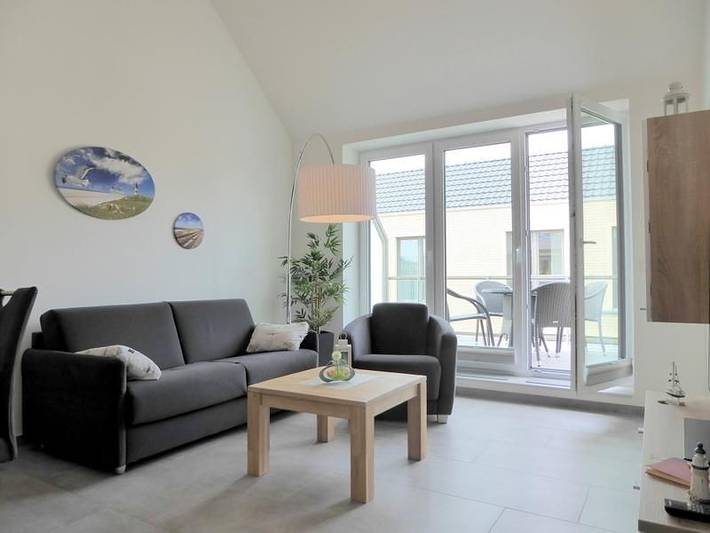 Ferienwohnung für 4 Personen, mit Balkon/Terrasse und Terrasse in Dangast