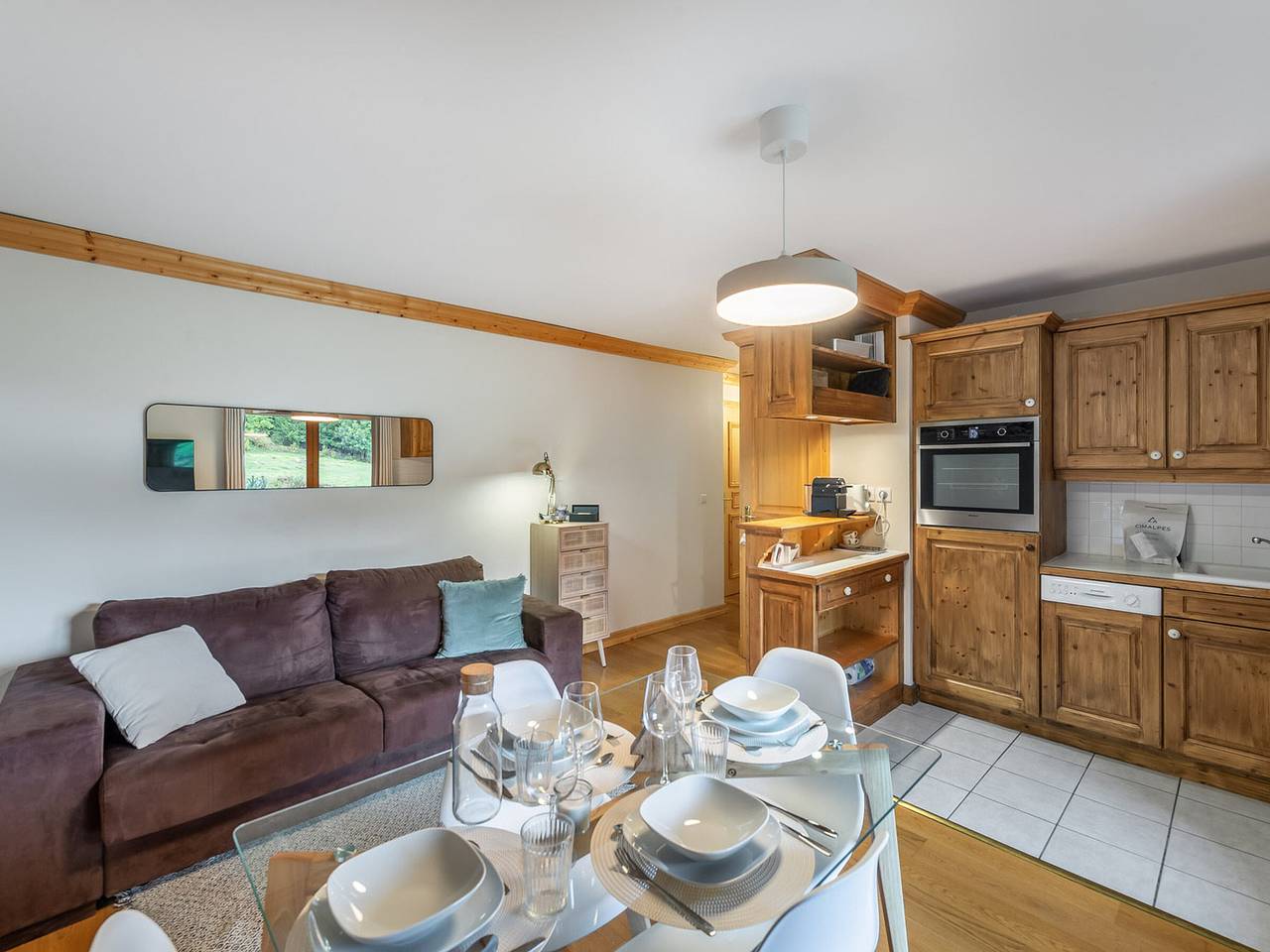Appartement entier, Charmant appart 2 chambres avec parking et Wifi à Courchevel Le Praz in Courchevel 1300 (Le Praz), Saint-Bon-Tarentaise