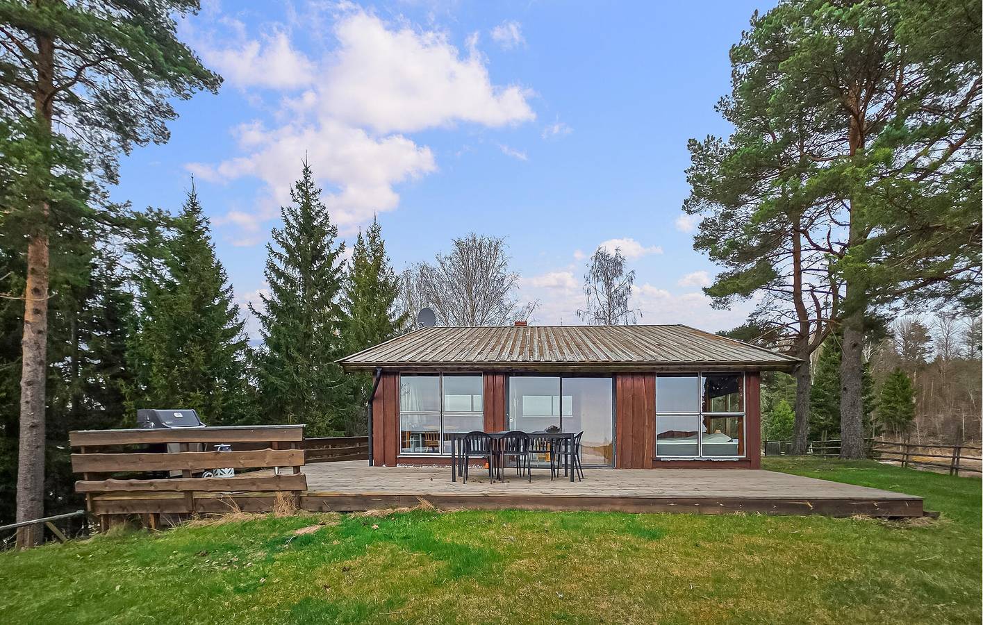 Ferienhaus für 6 Personen mit Seeblick in Marker