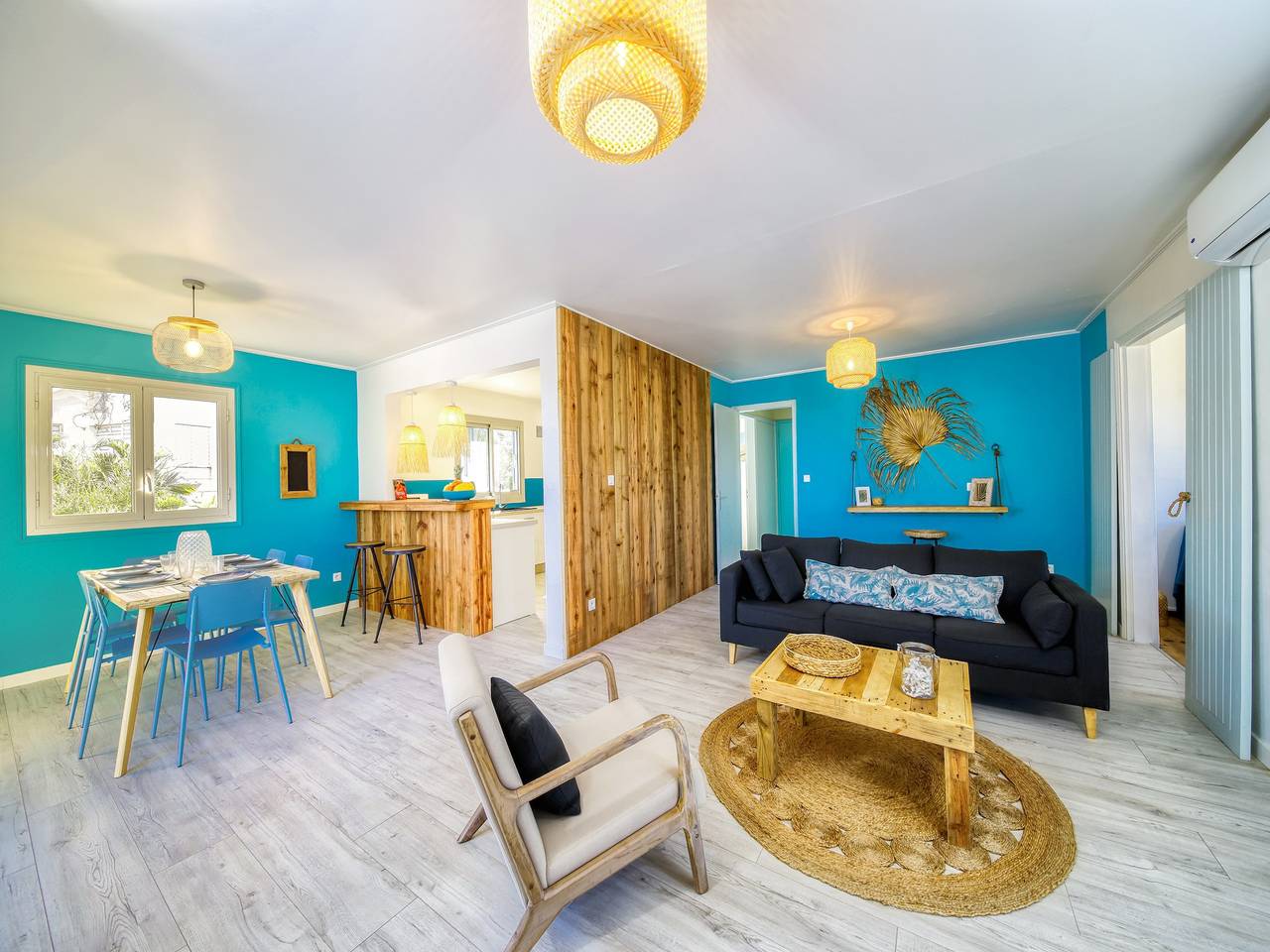 Ganze Wohnung, Haus in Frankreich nahe Trou d'Eau Strand in La Saline les Bains, Saint-Paul