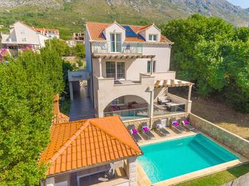 Villa Con Piscina per 14 Persone in Grad Dubrovnik, Dubrovnik-Neretva, Foto 4