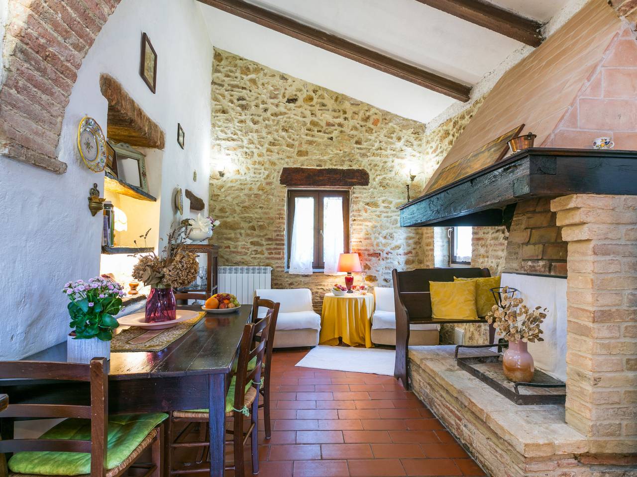 Hel leilighet, Focolare in Trequanda, Provinsen Siena