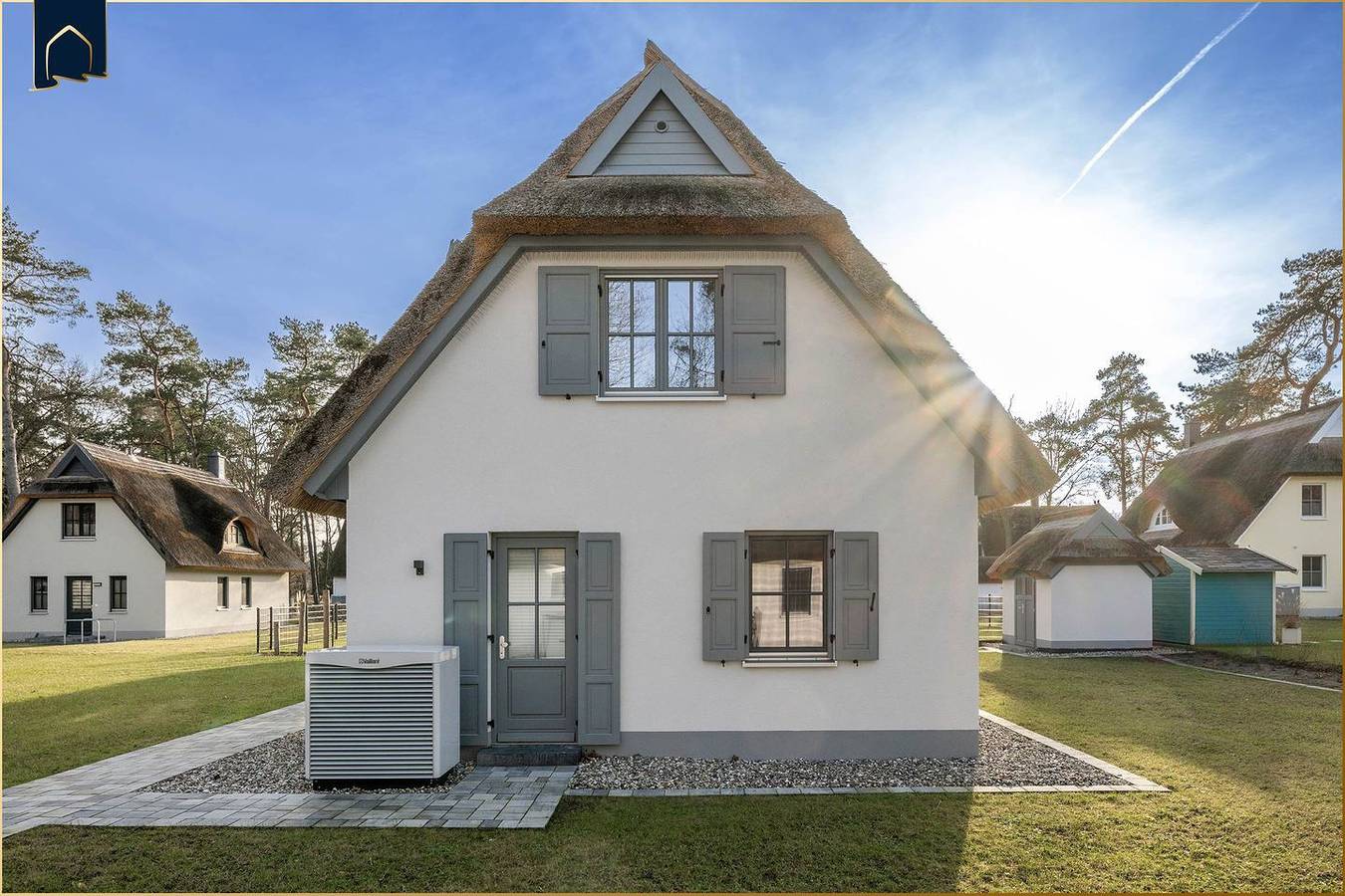 Wunderschönes Ferienhaus mit Sauna, Kamin und Garten auf Usedom in Zirchow, Usedom