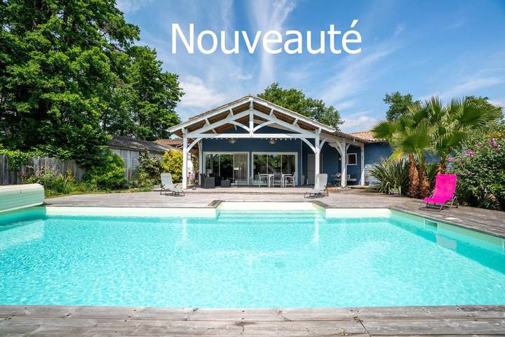 Location de vacances pour 6 personnes, avec piscine et jardin à Cantenac