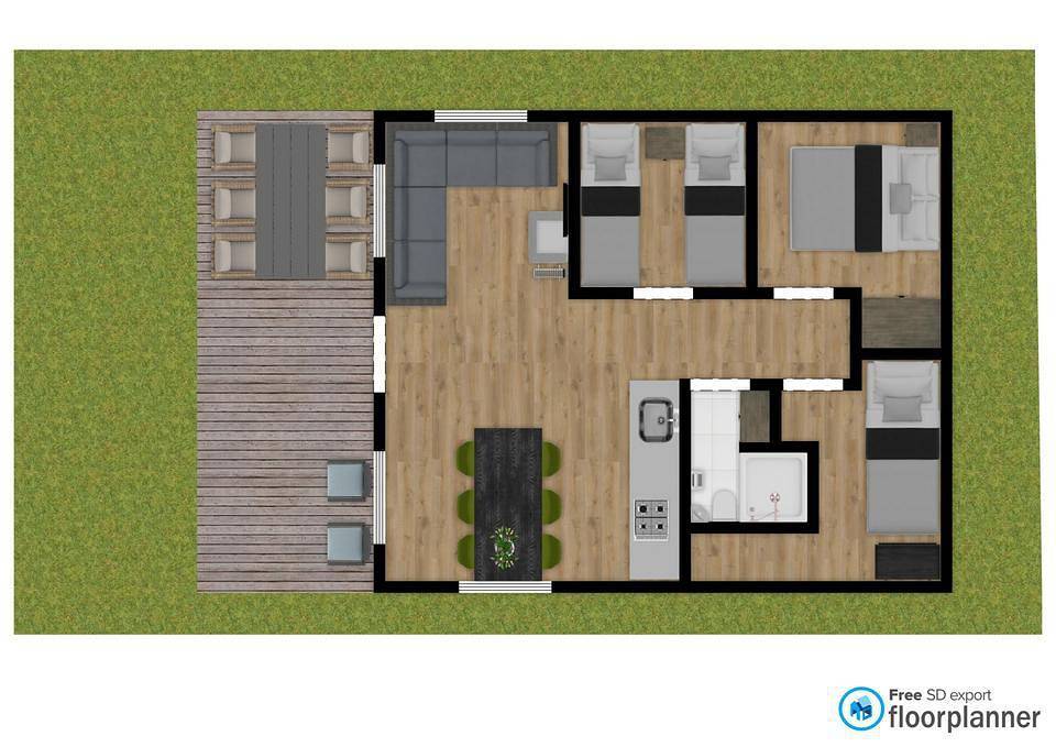 Vakantiepark de Witte Berg — Tentvilla | 6 Personen in Twente