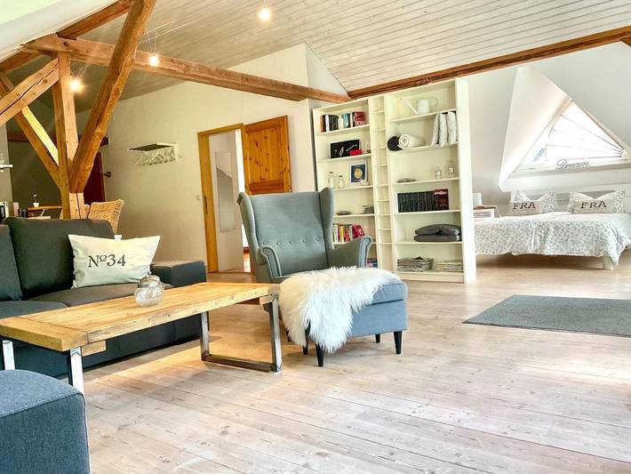 Ferienwohnung für 5 Personen, mit Ausblick und Garten in Handewitt - 3