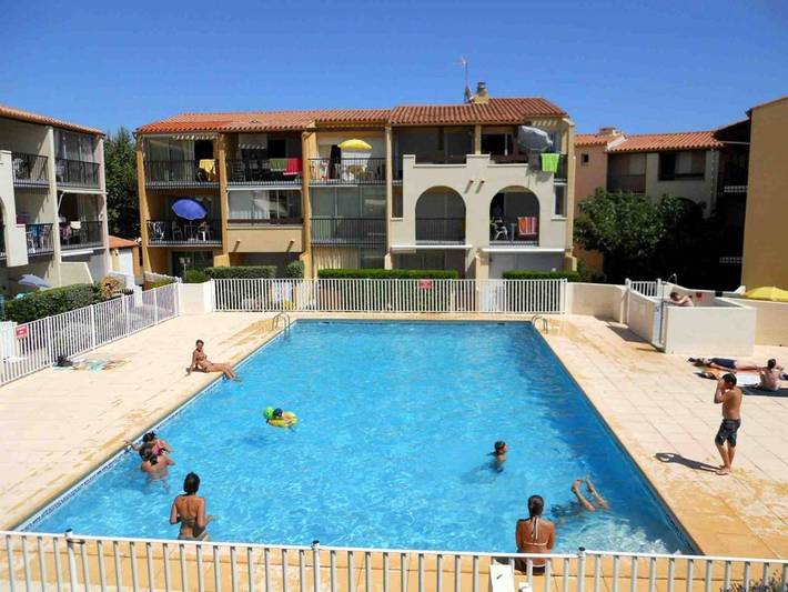 Gîte pour 3 personnes, avec terrasse et piscine, animaux acceptés dans Plage Richelieu - 2