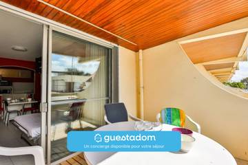 Gîte pour 4 personnes, avec balcon dans Plage des Demoiselles