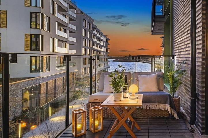 Apartment for 3 people, with garden and pool as well as sauna in Oslo