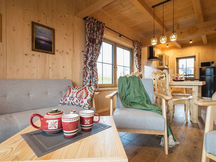 Dom dla 5 osób, z ogród i balkon oraz sauna na Małopolska