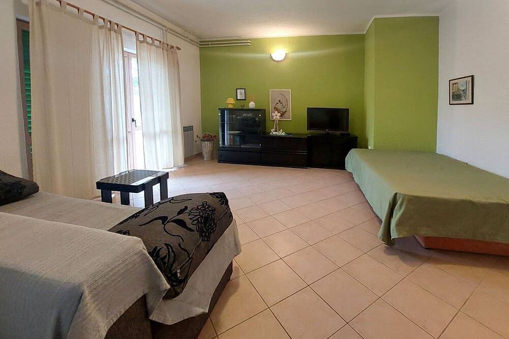Ganze Wohnung, 1-Zimmer-Ferienwohnung mit Terrasse und Meerblick Duga Luka (Prtlog), Labin (A-3025-b) in Duga Luka, Ostküste Istrien