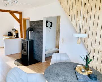 Ferienwohnung für 3 Personen, mit Terrasse und Garten, kinderfreundlich in Kargow