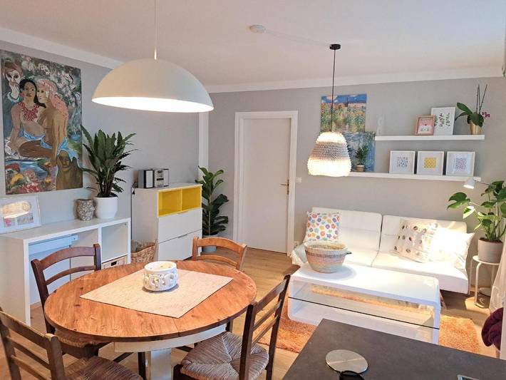 Ferienwohnung für 3 Personen, mit Balkon und Garten in Mondsee (Stadt)