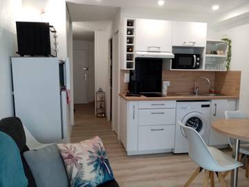 Gîte pour 3 personnes, avec balcon/terrasse dans La Palmyre