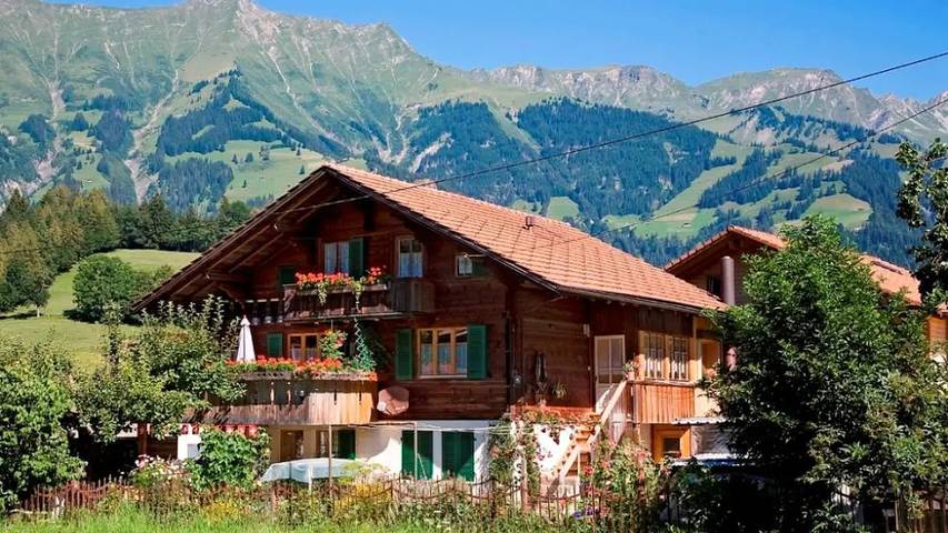 Ferienwohnung für 5 Personen, mit Terrasse im Berner Oberland