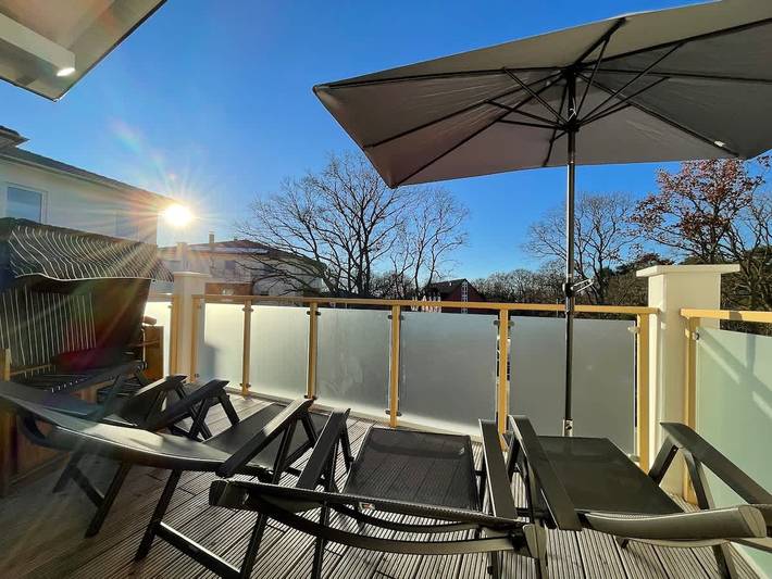 Ferienwohnung für 4 Personen, mit Balkon/Terrasse in Markgrafenheide - 3