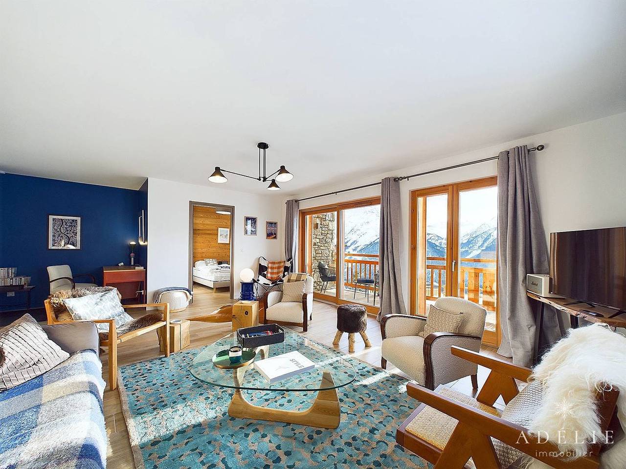 Apartamento vacacional entero, Apartment with 5 rooms sleeping 8/10 people in a new residence in La Rosière, Montvalezan